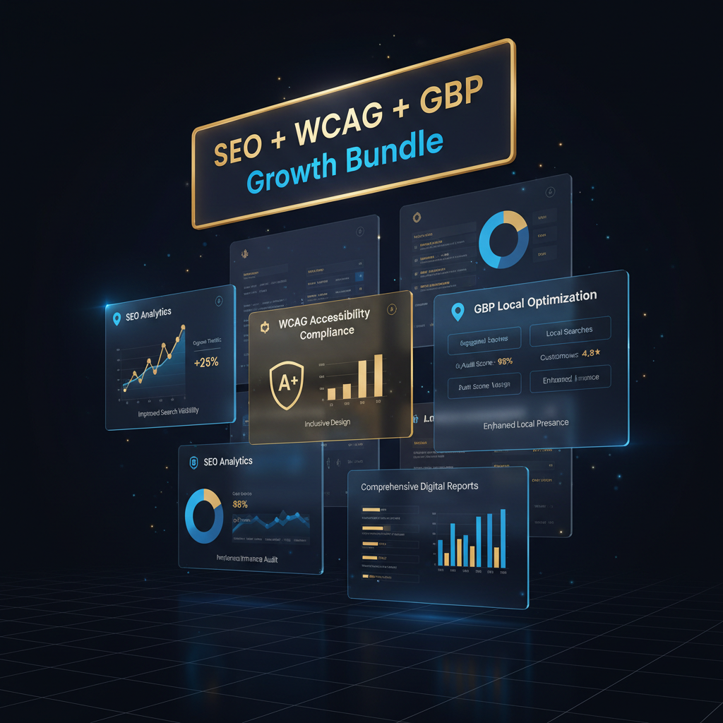 SEO + WCAG + GBP Growth Bundle