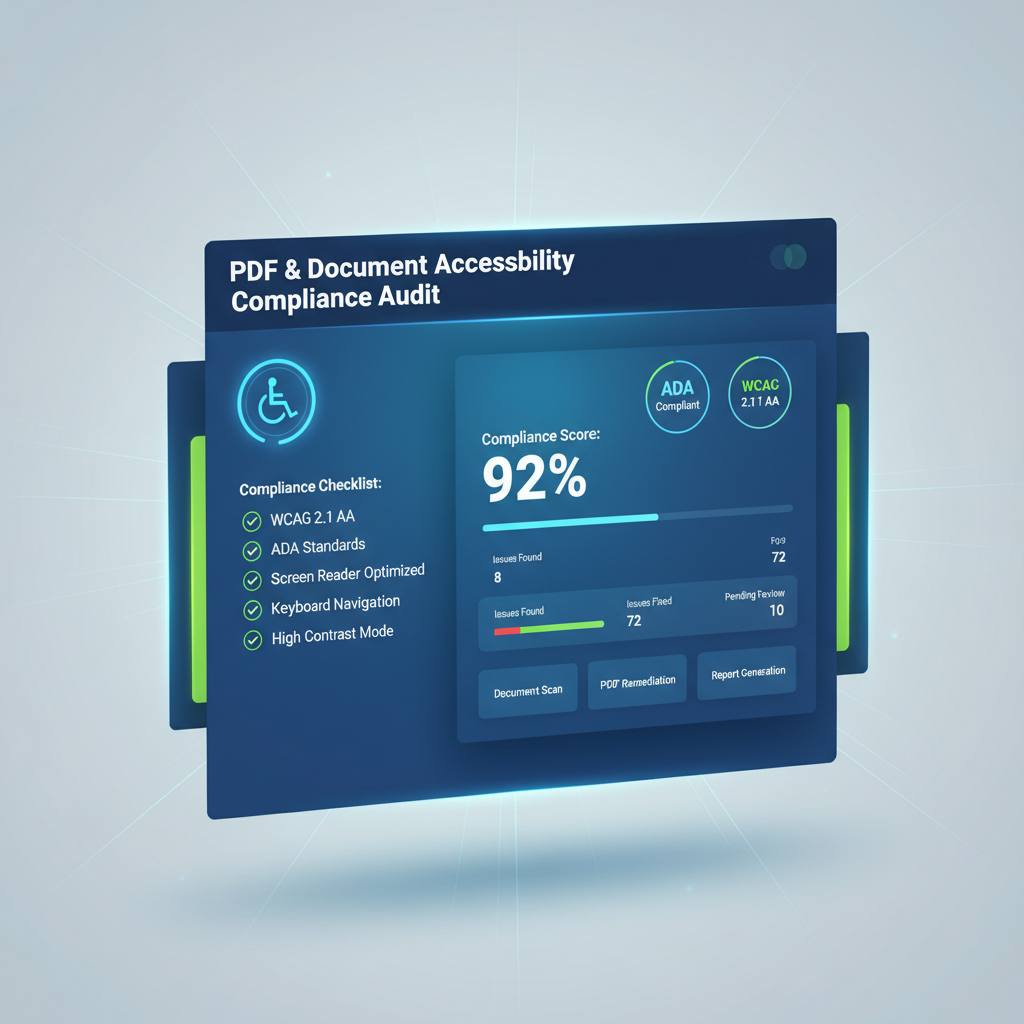 PDF & Document Accessibility Compliance Audit