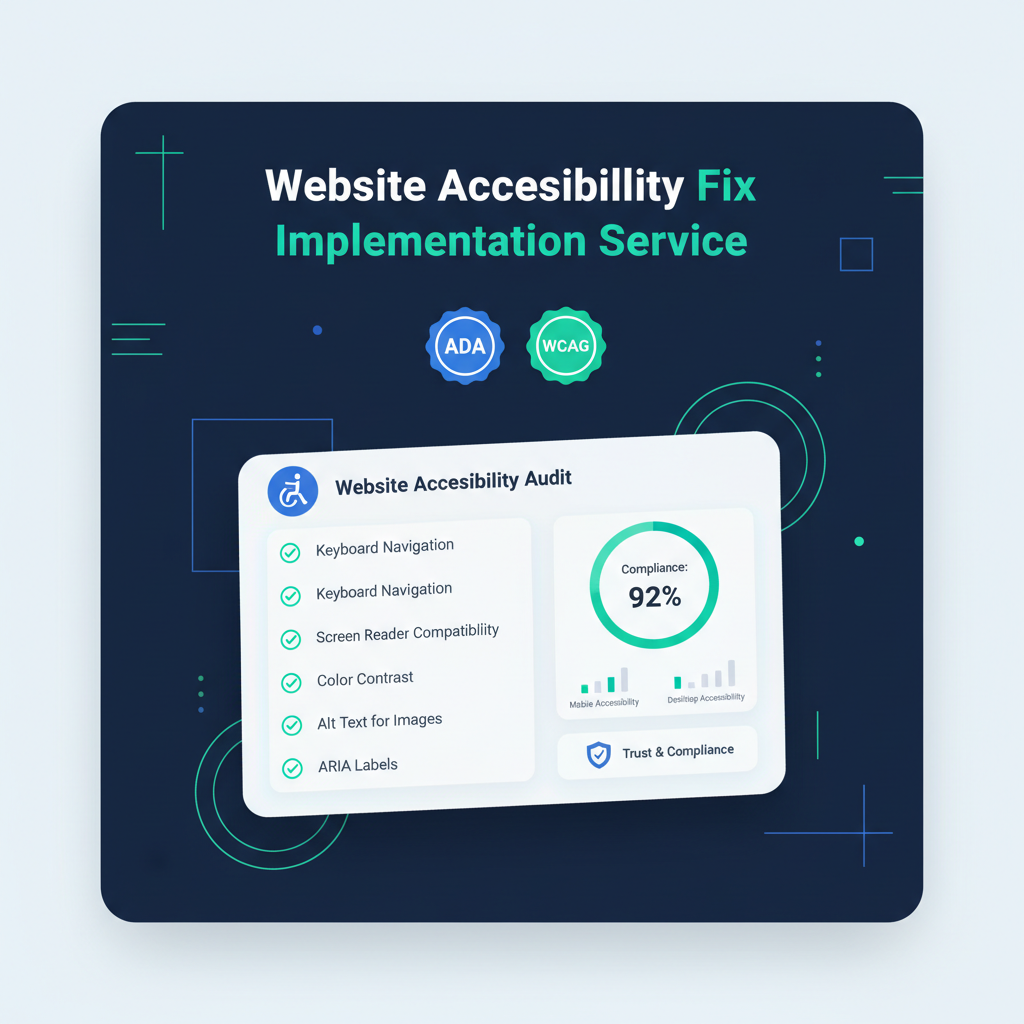Website Accessibility Fix Implementation Service
